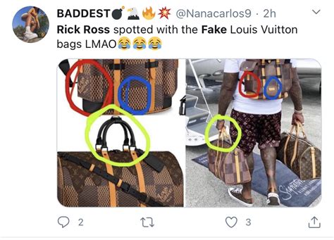 rick ross fake lv bag|rick ross scandal.